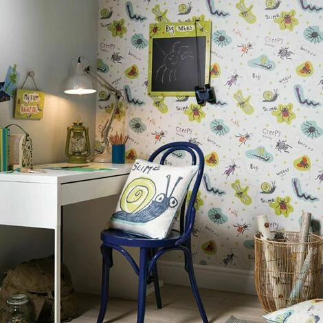 Arthouse Bug Lime Plum Cream Insect Kids Nature Boys Girls Nursery Wallpaper Arthouse Bug Lime Plum Cream Insect Kids Nature Boys Girls Nursery Wallpaper -ARTHOUSE SHOP 61257856 4