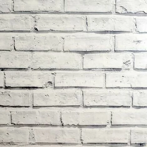 Arthouse White Grey Stone Brick Effect Urban Industrial Wipeable Wallpaper Arthouse White Grey Stone Brick Effect Urban Industrial Wipeable Wallpaper -ARTHOUSE SHOP 69538618 1