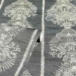 Arthouse Silk Road Charcoal Damask Traditional Classic Paste The Wall Wallpaper -ARTHOUSE SHOP 69538622 3