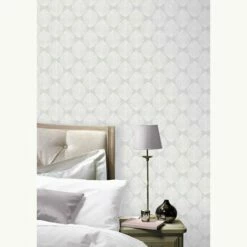 Arthouse Scandi Leaf Textured Wallpaper (32.8ft X 20.5in) (Grey/White) -ARTHOUSE SHOP 70355860 3