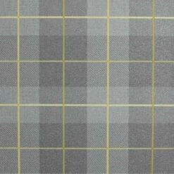 Arthouse Heritage Tartan Textured Wallpaper (10m X 53cm) (Ochre/Grey)