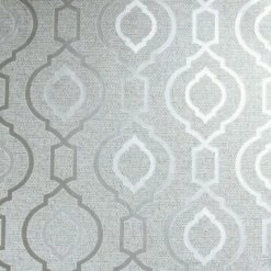 Arthouse Calico Trellis Textured Wallpaper (32.1ft X 21in) (Grey)