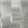 Arthouse Foil Wave Textured Wallpaper (32.1ft X 21in) (Silver)
