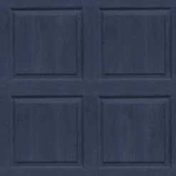 Arthouse Panel Textured Wallpaper (10m X 53cm) (Navy)