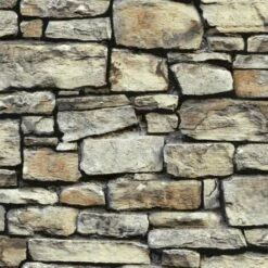 Arthouse Cornish Stone Wallpaper (One Size) (Brown)
