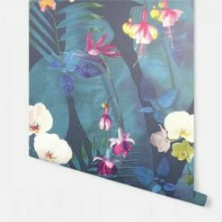 Arthouse Artistick Pindorama Wallpaper (19.7ft X 21in) (Navy Blue) -ARTHOUSE SHOP 70395298 4