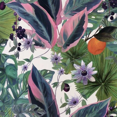 Arthouse Passion Flower Wallpaper (One Size) (Multicoloured) 1 Arthouse Passion Flower Wallpaper (One Size) (Multicoloured)