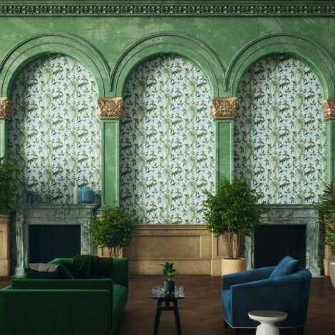 Arthouse Exotic Garden Wallpaper (One Size) (Blue/Green) Arthouse Exotic Garden Wallpaper (One Size) (Blue/Green) -ARTHOUSE SHOP 71382167 2