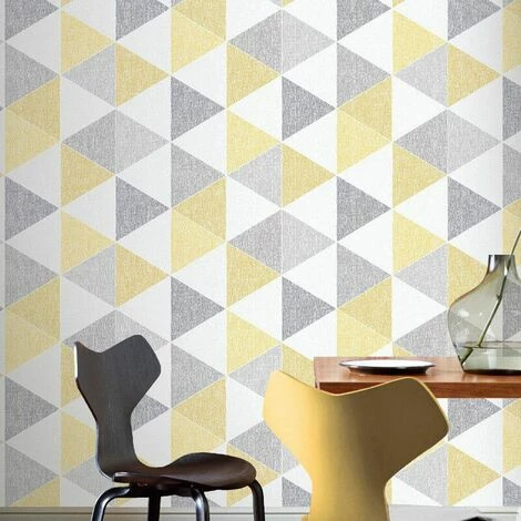 Yellow Scandi Triangle Wallpaper Apex Modern Luxury Abstract Geometric Arthouse Yellow Scandi Triangle Wallpaper Apex Modern Luxury Abstract Geometric Arthouse -ARTHOUSE SHOP 8194220 2