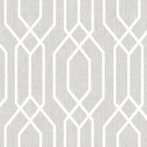 Light Grey New York Geometric Wallpaper Trellis Hexagon Modern Arthouse Light Grey New York Geometric Wallpaper Trellis Hexagon Modern Arthouse -ARTHOUSE SHOP 8246905 1