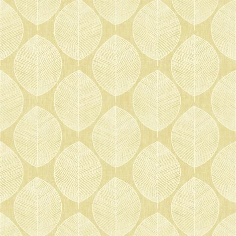 Yellow Scandi Leaf Wallpaper Floral Flower Geometric Nature Leaves Arthouse VIP 1 Yellow Scandi Leaf Wallpaper Floral Flower Geometric Nature Leaves Arthouse VIP
