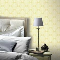 Yellow Scandi Leaf Wallpaper Floral Flower Geometric Nature Leaves Arthouse VIP 6 Yellow Scandi Leaf Wallpaper Floral Flower Geometric Nature Leaves Arthouse VIP -ARTHOUSE SHOP 8381666 3