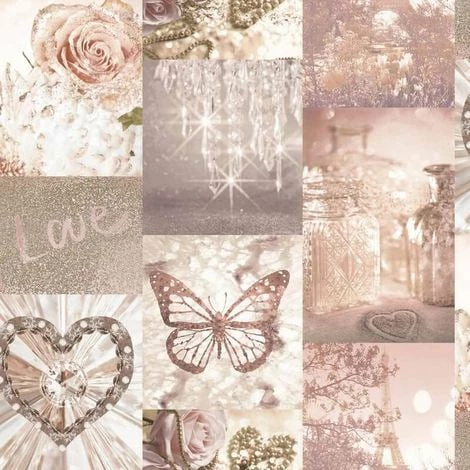 Love Paris Wallpaper Blush Pink Arthouse Glitter Sparkle Butterfly Flower Love Paris Wallpaper Blush Pink Arthouse Glitter Sparkle Butterfly Flower -ARTHOUSE SHOP 8901275 1