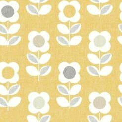 Retro Floral Wallpaper Arthouse Bright Flower Yellow Feature Vintage Luxury