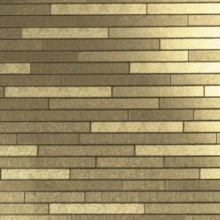 ARTHOUSE Slate Gold Foil Metallic Wallpaper Textured Vinyl Vintage Brick Kitchen Bathroom